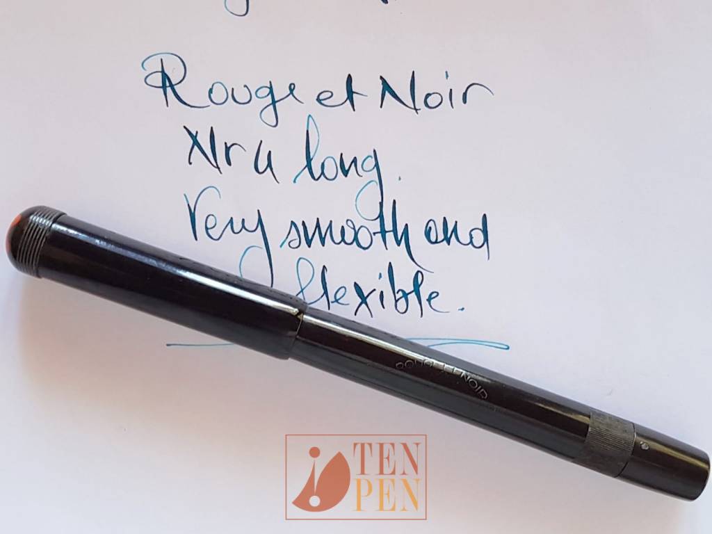 Montblanc rouge et noir ebonite on sale